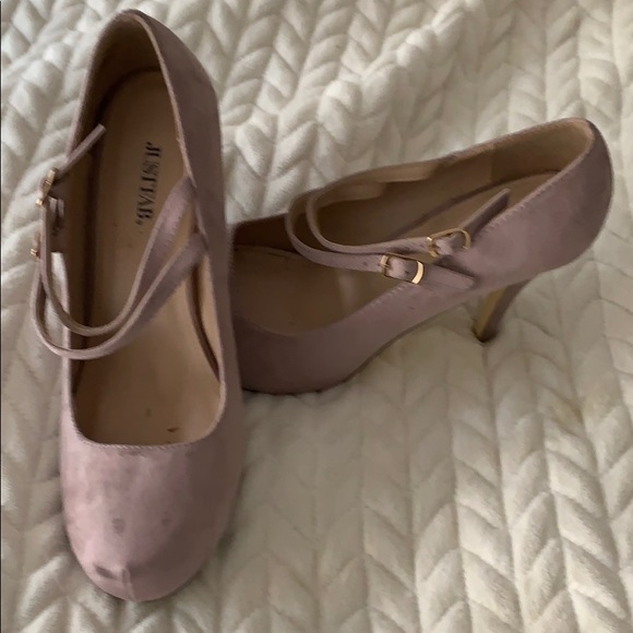 Pink Platform Strappy Heels - Picture 4 of 6